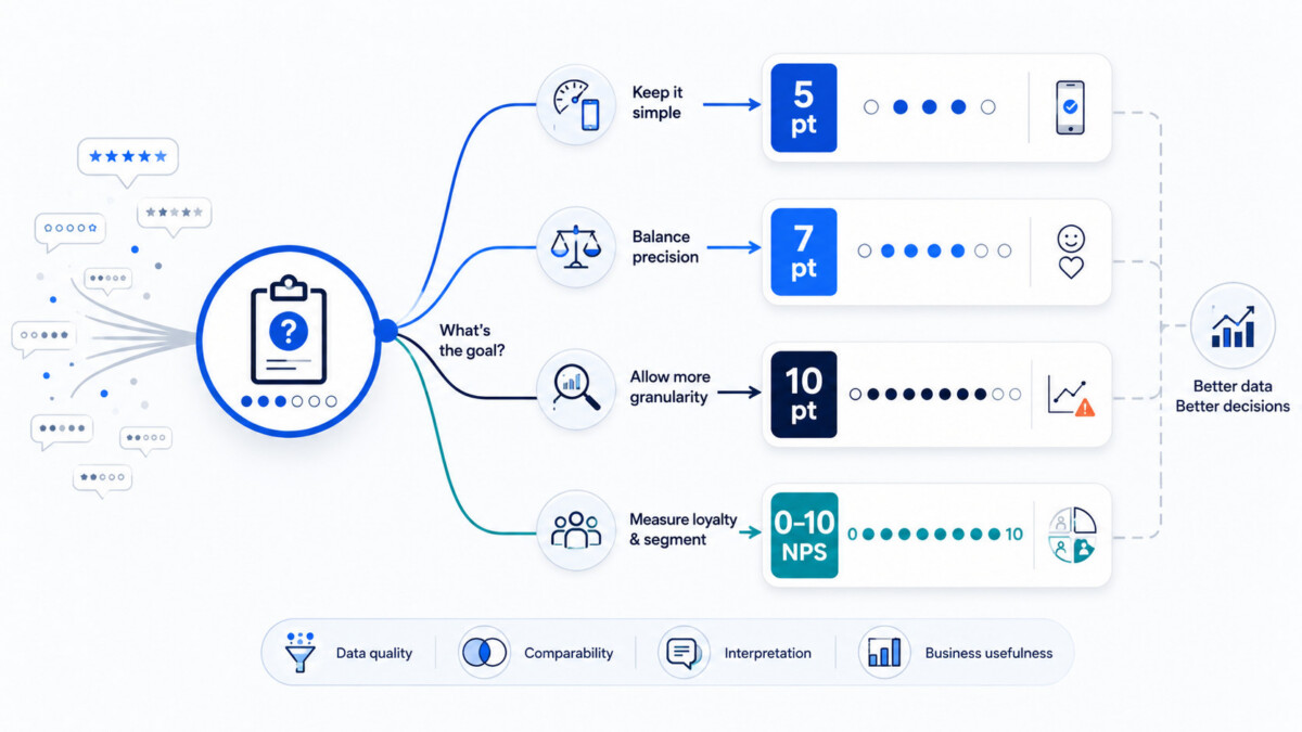 How to Choose a Survey Rating Scale: 5, 7, 10 or 11 Points